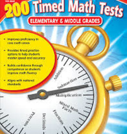200 Timed Math Tests elementary & middle school