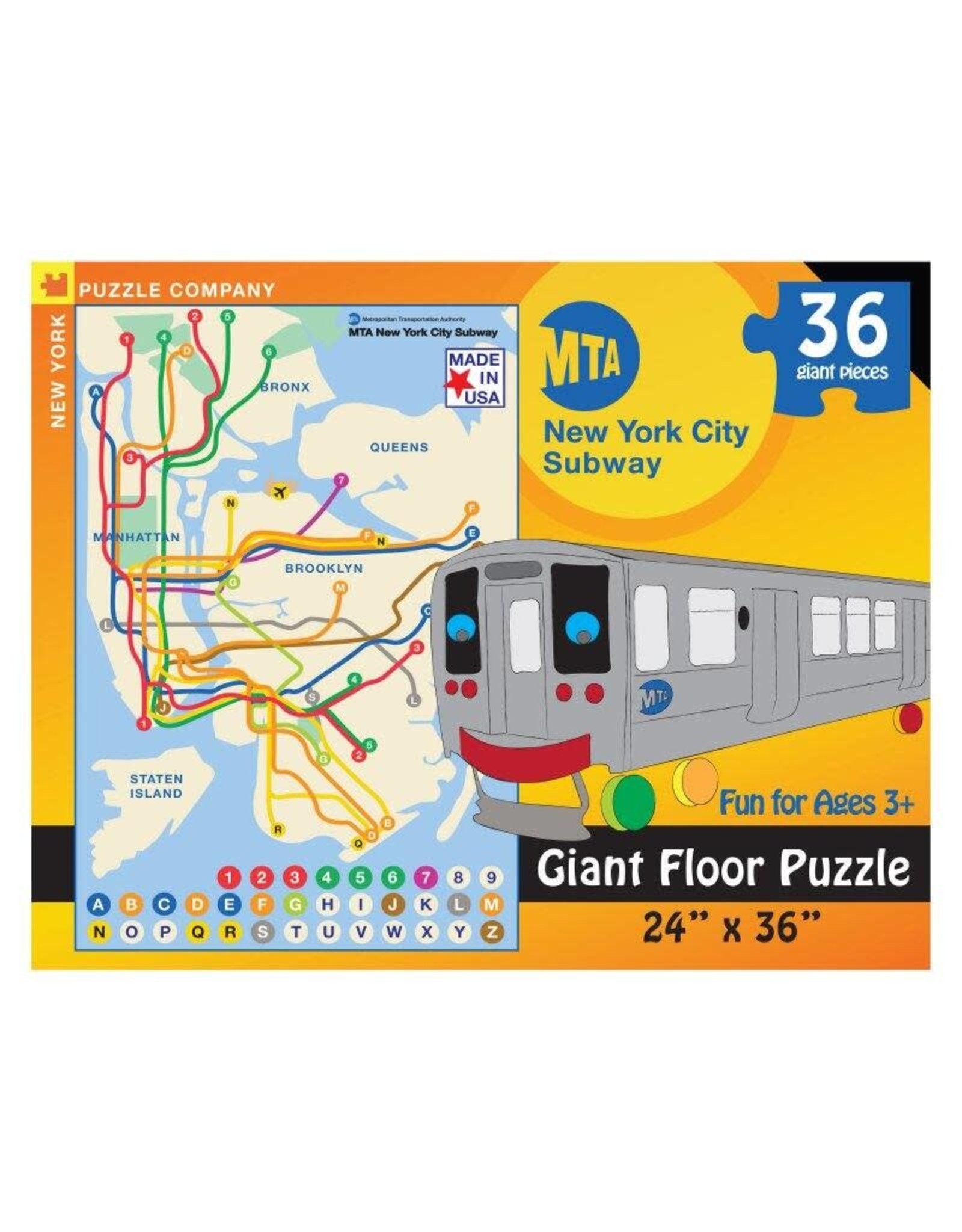 New York Subway Map Kids 36 pc