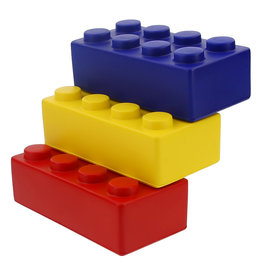 Block Mania Stress Toys (Single - Assorted Colors)