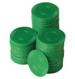 Poker Chips Green 100 pc