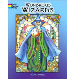 Wondrous Wizards Coloring Book - Marty Noble