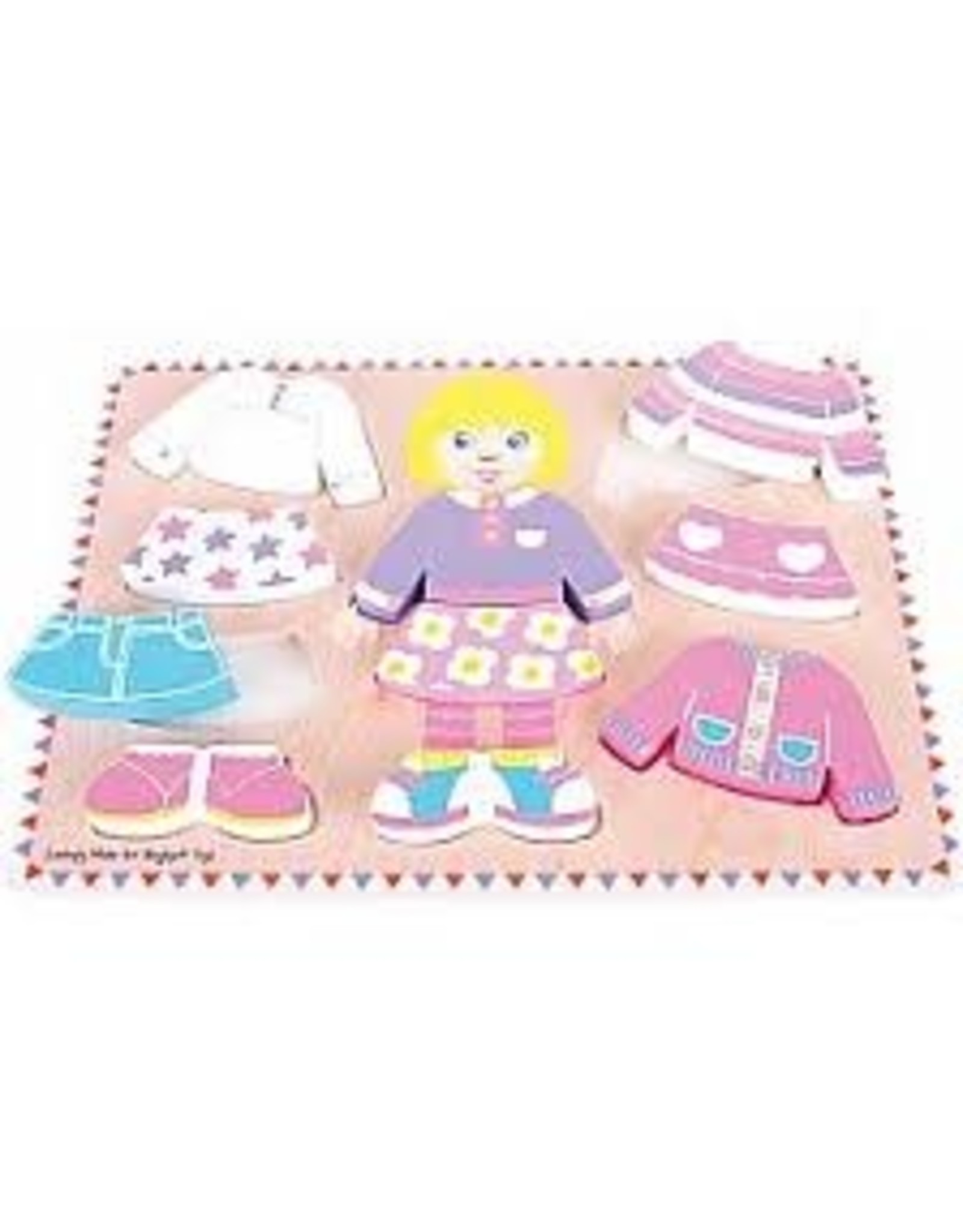 Dressing Girl Wooden Puzzle