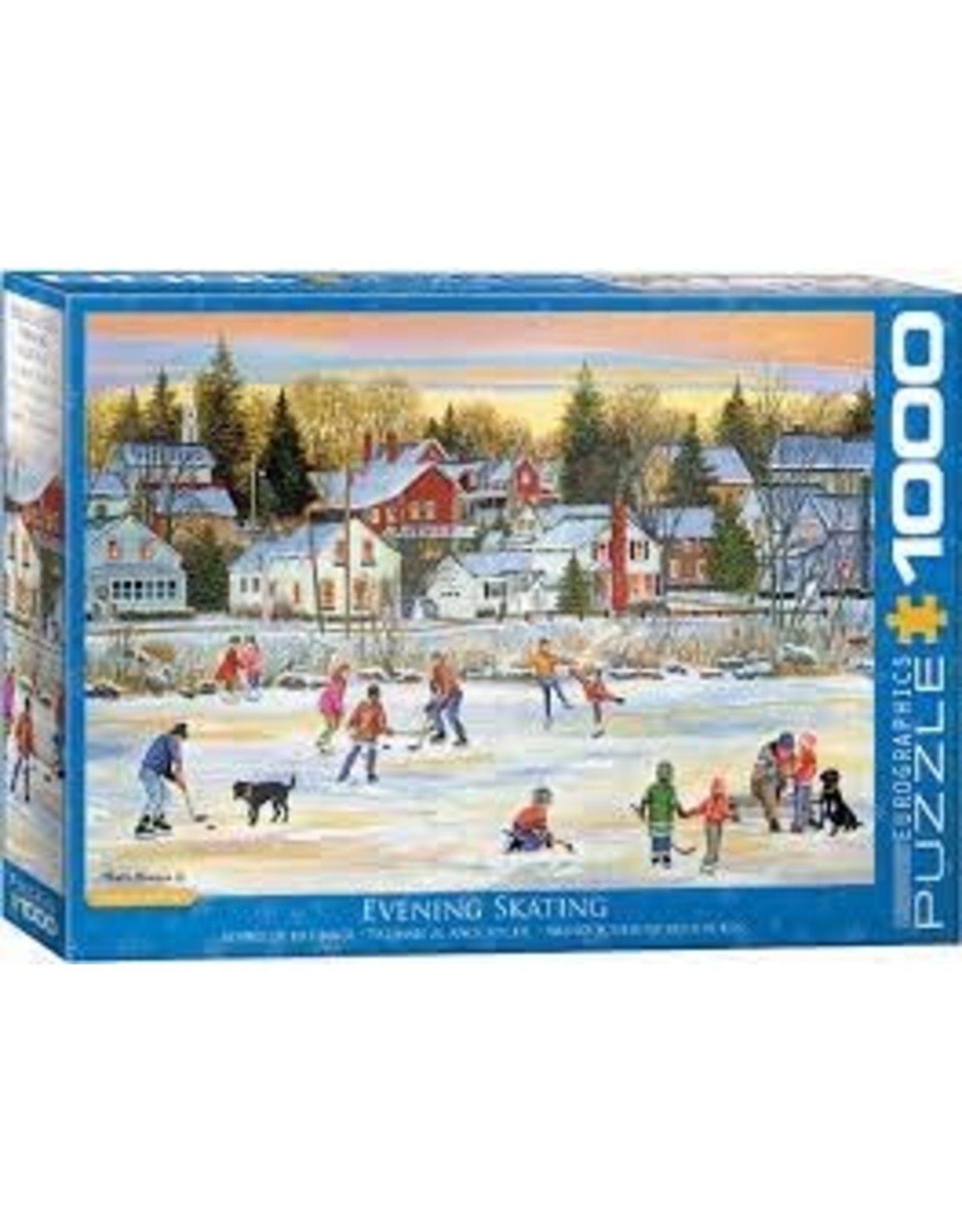 Evening Skating by Patricia Bourque 1000 pc