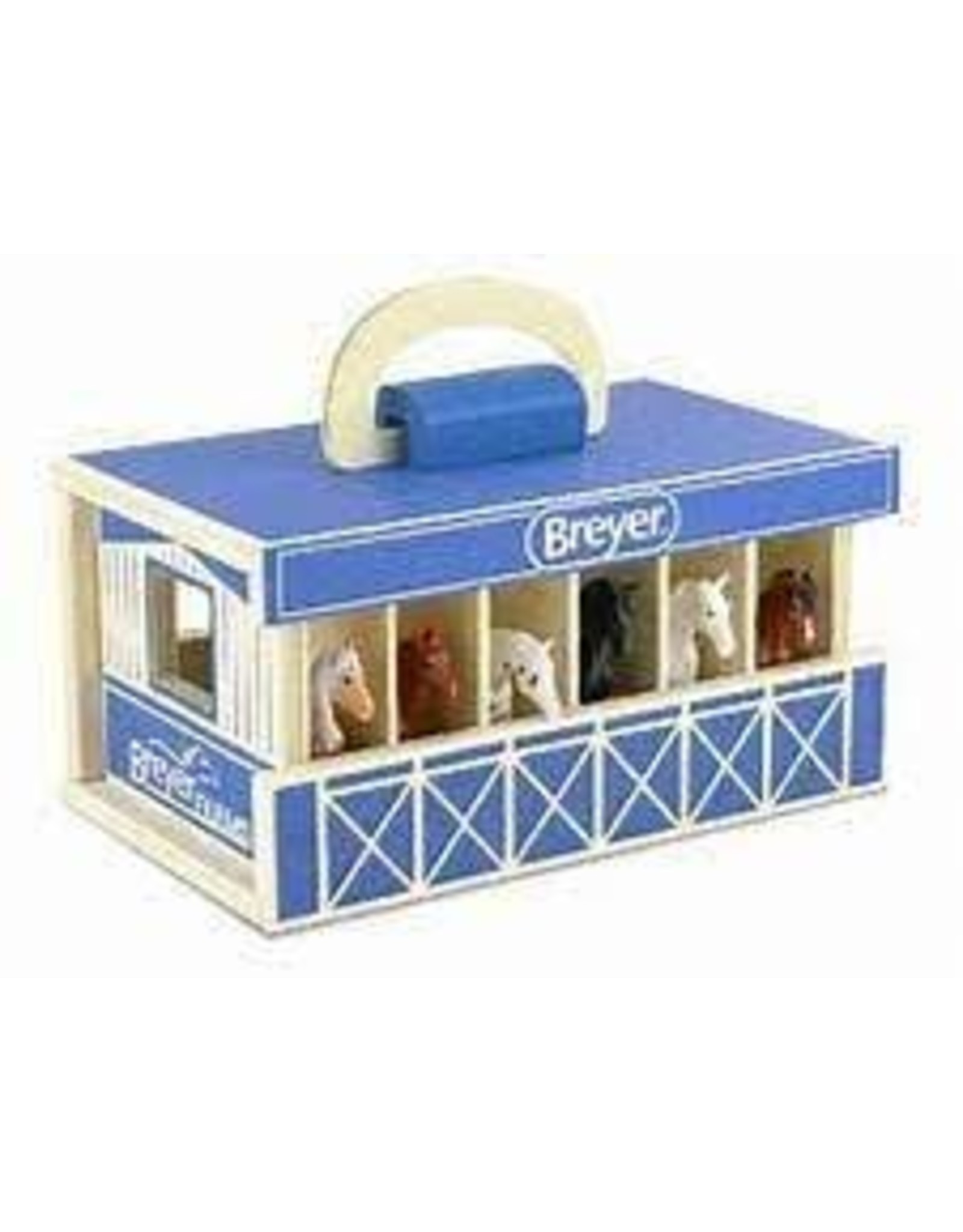 Wooden Stable Horse Carry Case