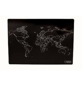 Chalkboard Placemat World Map