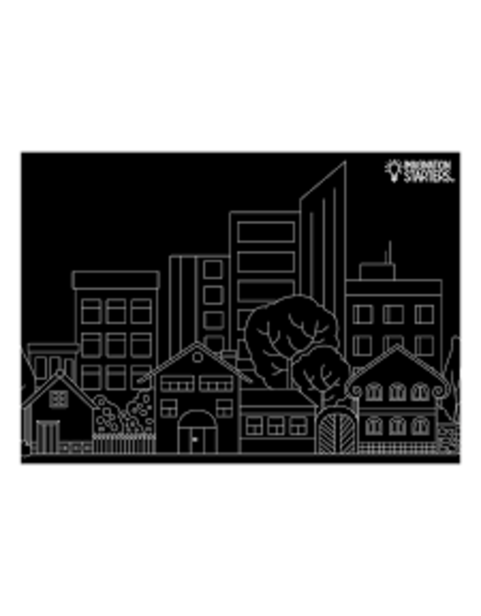 Chalkboard Placemat City