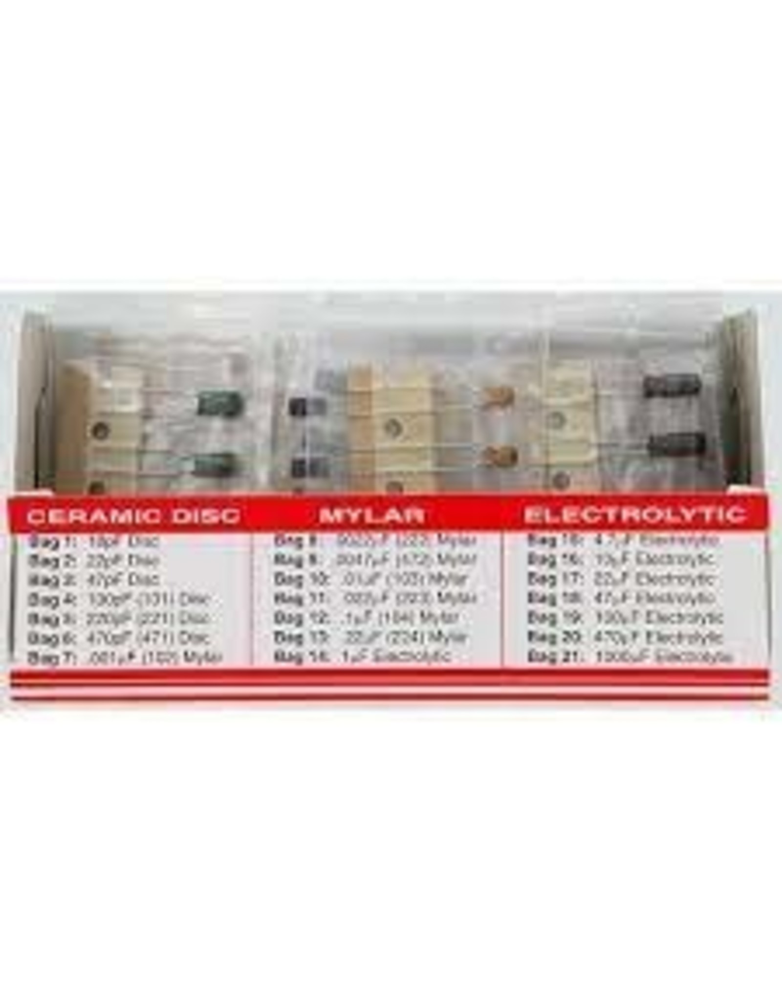 100pc. Capacitor Kit