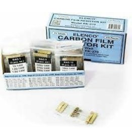 370pc. 1/4 Watt Carbon Film Resistor Kit