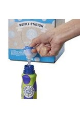 1 Liter Refillable Bubble Station with 2  Bottles 4 oz