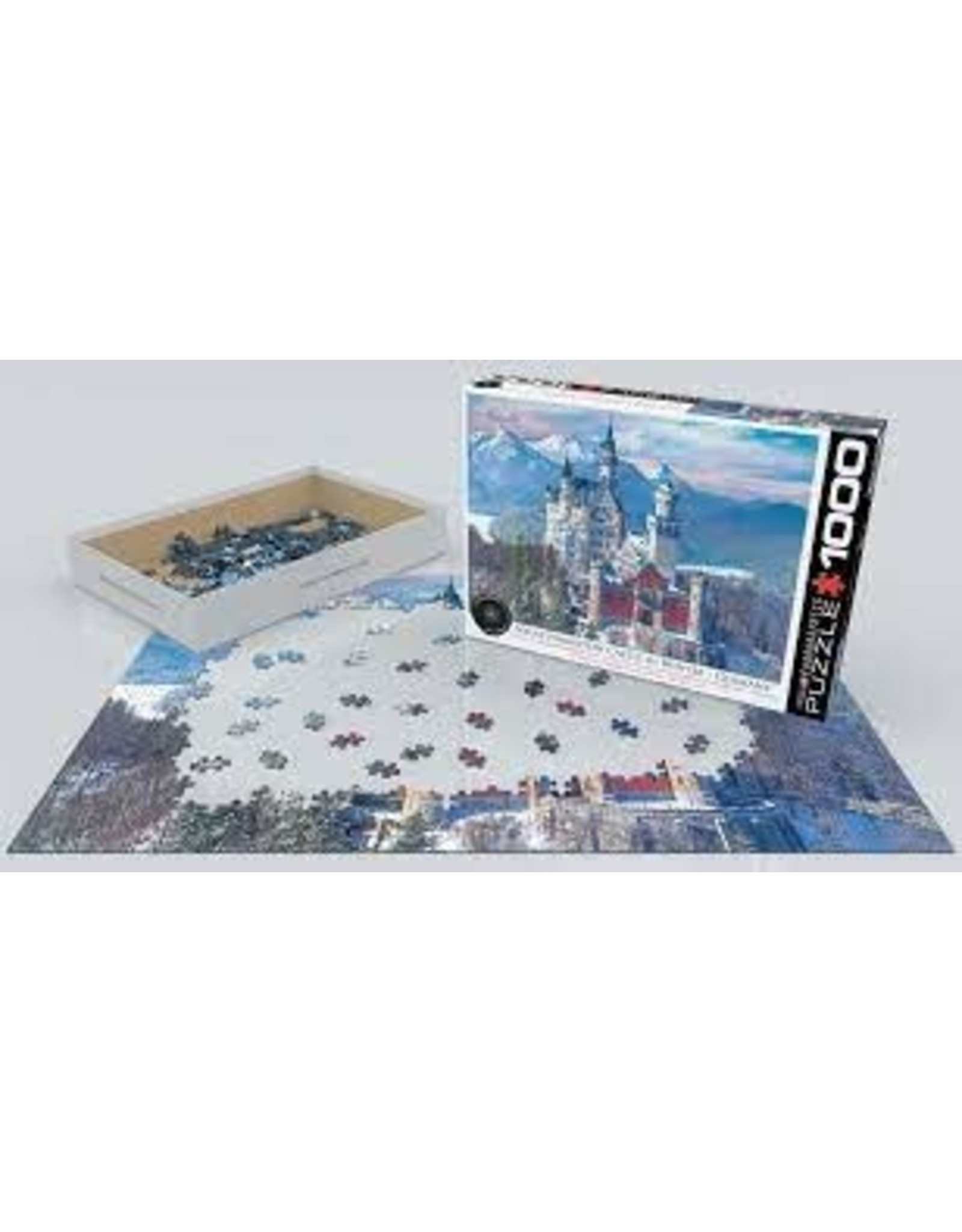 Neuschwanstein Castle in Winter 1000 pc