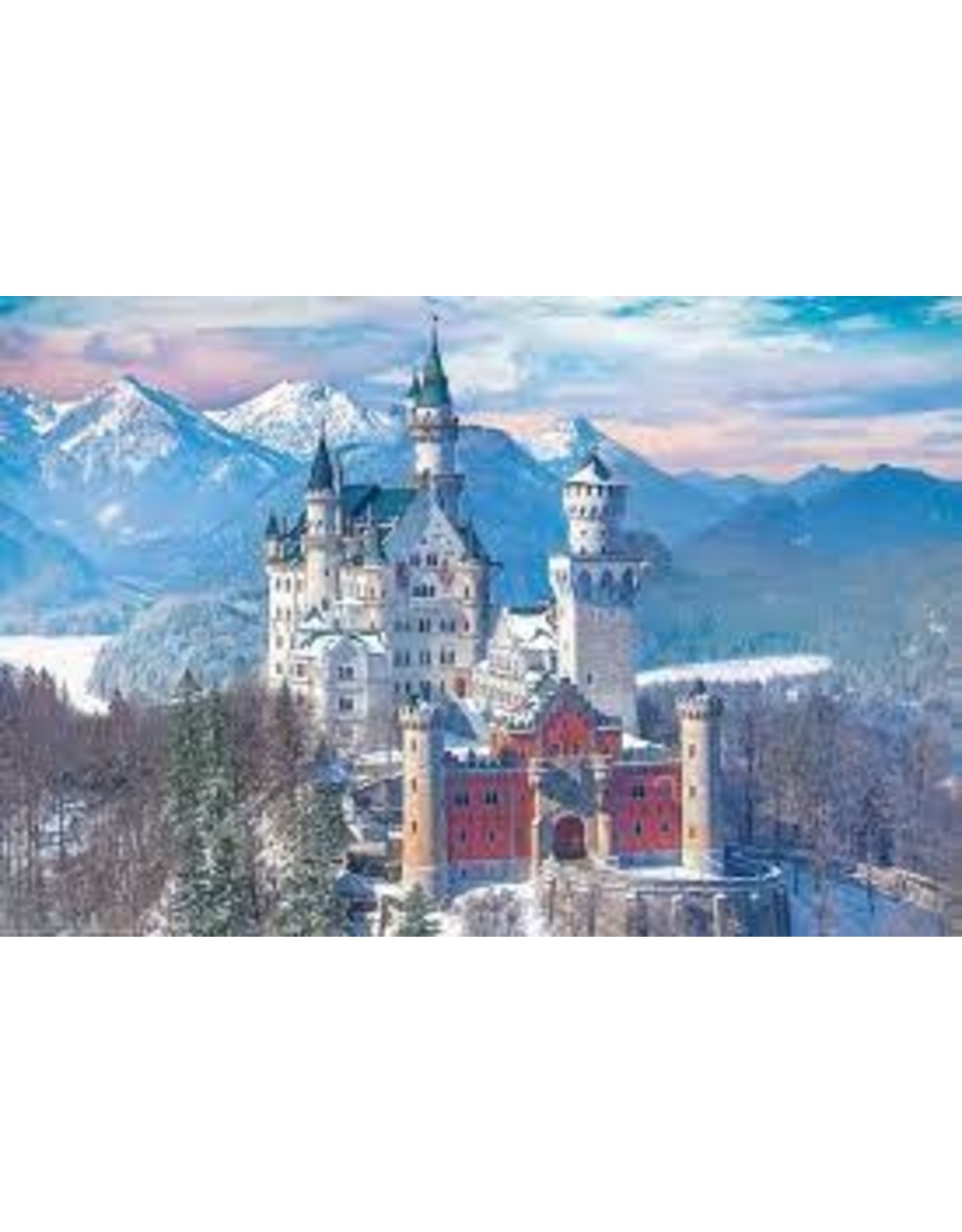Neuschwanstein Castle in Winter 1000 pc