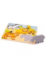 Chunky Lift Out Safari Puzzle