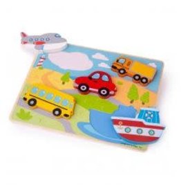 Chunky Lift Out Puzzle Transportation