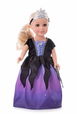 Doll Dress Sea Witch with Soft Crown