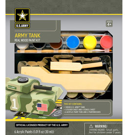 masterpieces U.S. Army - Tank Wood Paint Kit