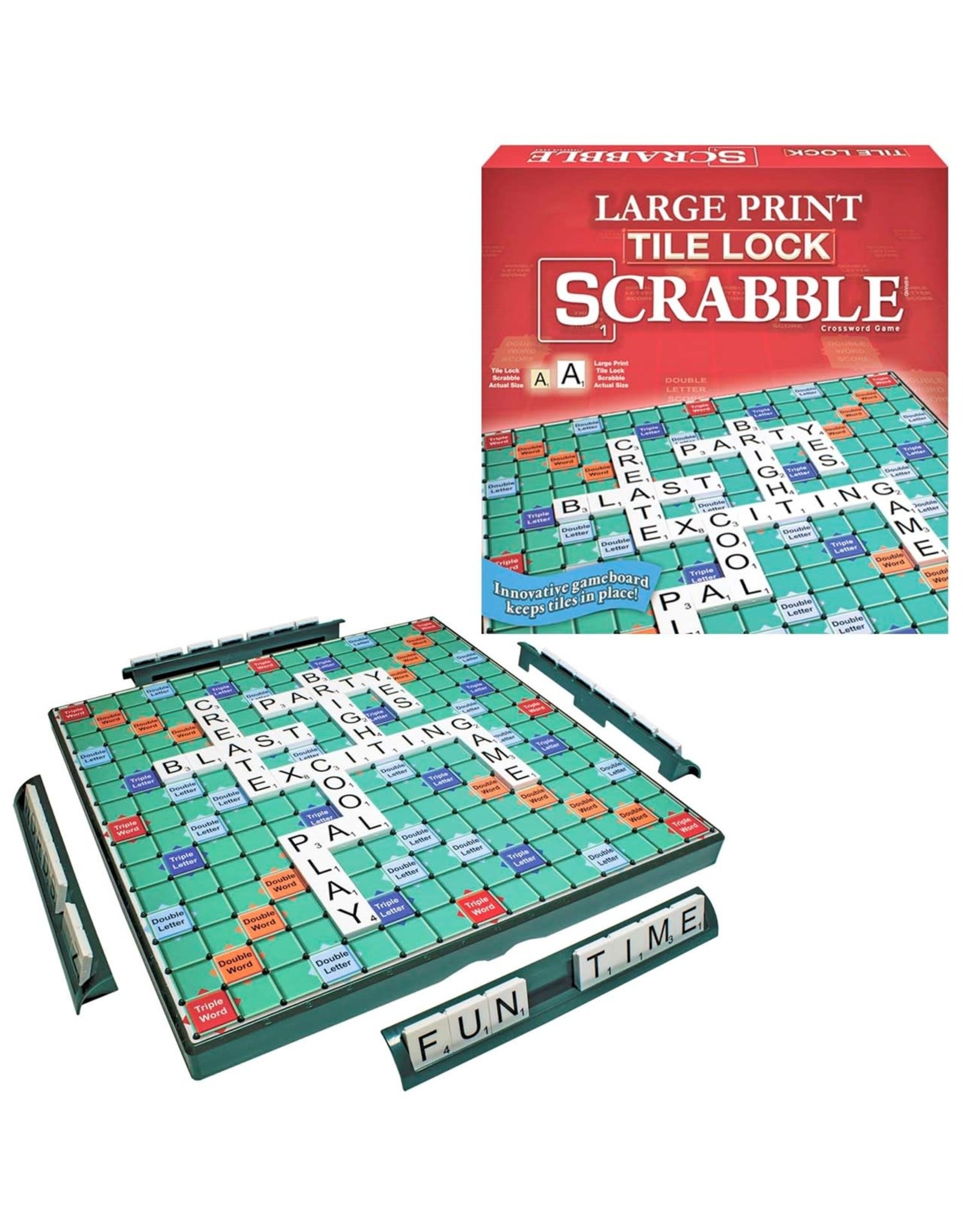 Large Print Tile Lock Scrabble