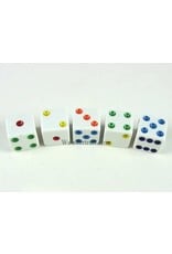 16mm Rainbow Spotted Singe Dice