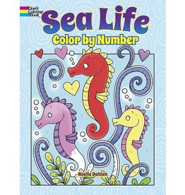 Sea Life Color by Number Coloring Book - Melanie Rudd