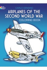 Airplanes of the Second World War Coloring Book - Carlo Demand