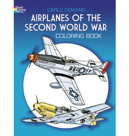Airplanes of the Second World War Coloring Book - Carlo Demand