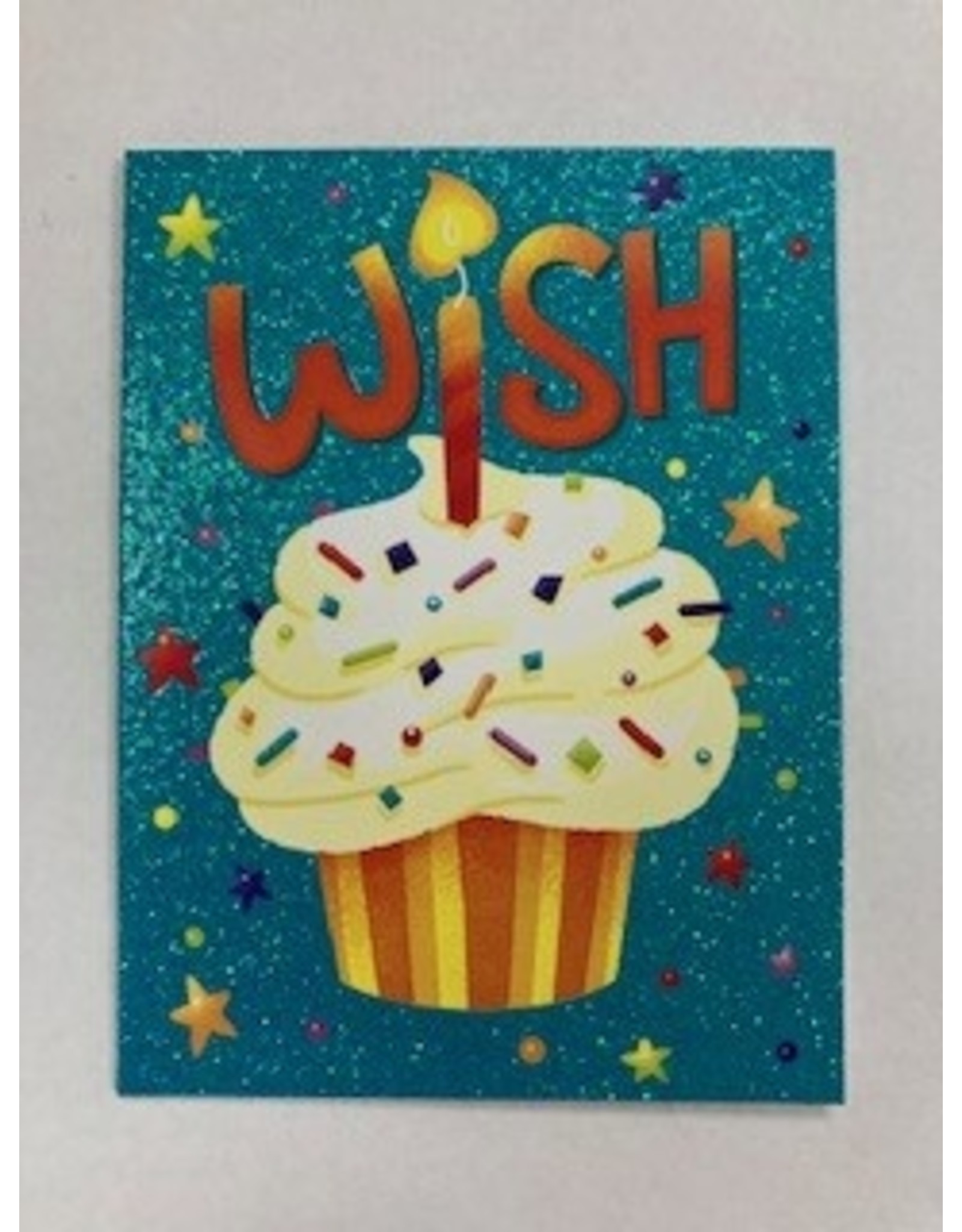 Glitter: Cupcake Wish Enclosure Card