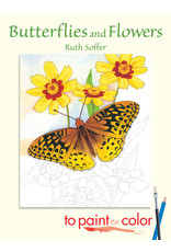 Butterflies and Flowers to Paint or Color - Ruth Soffer