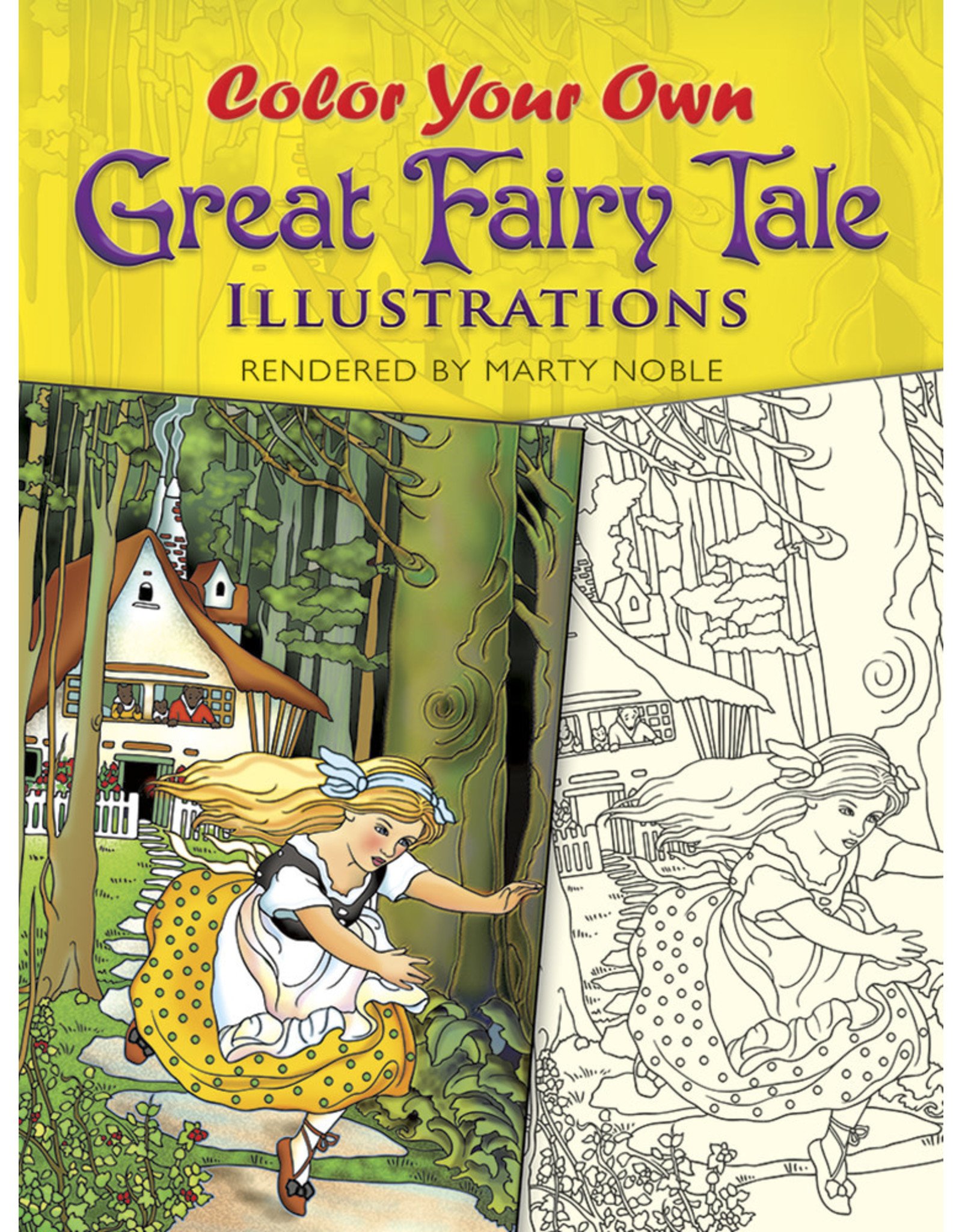Color Your Own Great Fairy Tale Illustrations - Marty Noble
