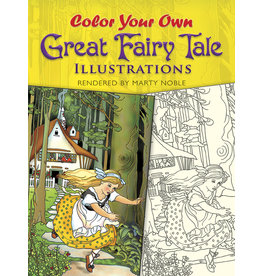 Color Your Own Great Fairy Tale Illustrations - Marty Noble