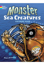 Monster Sea Creatures: A Close-Up Coloring Book - Diana Zourelias