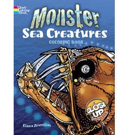 Monster Sea Creatures: A Close-Up Coloring Book - Diana Zourelias