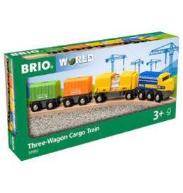 Three Wagon Cargo Train