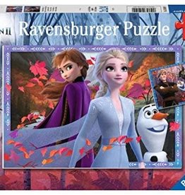 Ravensburger Frozen 2: Frosty Adventure; 2 Puzzles 24 PCS