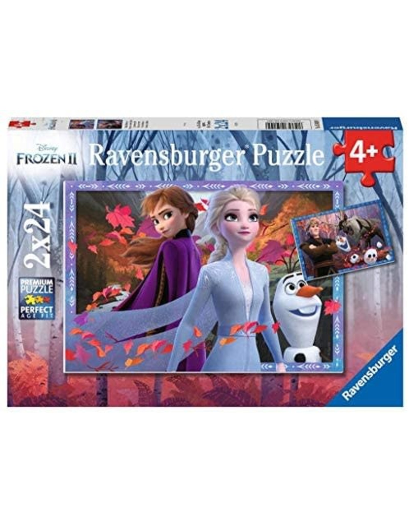 Frozen 2: Frosty Adventure 2 Puzzles 24 pc Each