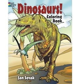 Dinosaurs! Coloring Book - Jan Sovak