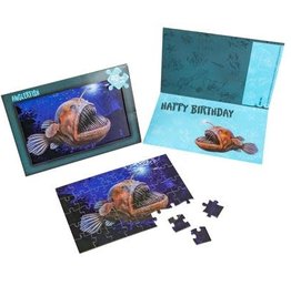 The Angler Fish Jigsaw Card