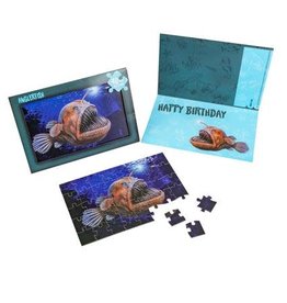 The Angler Fish Jigsaw Card