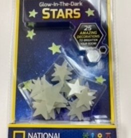 Carded Glowing Stars 25 Pieces