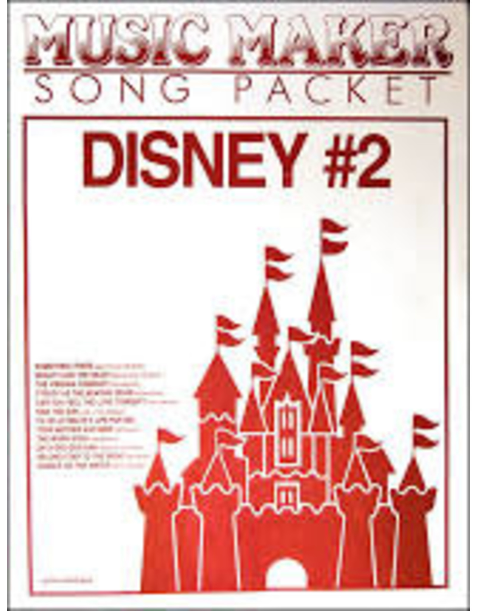 Music Maker Song Packet Disney 2