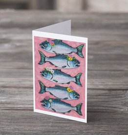 Salmon Squad Goals Greeting Card