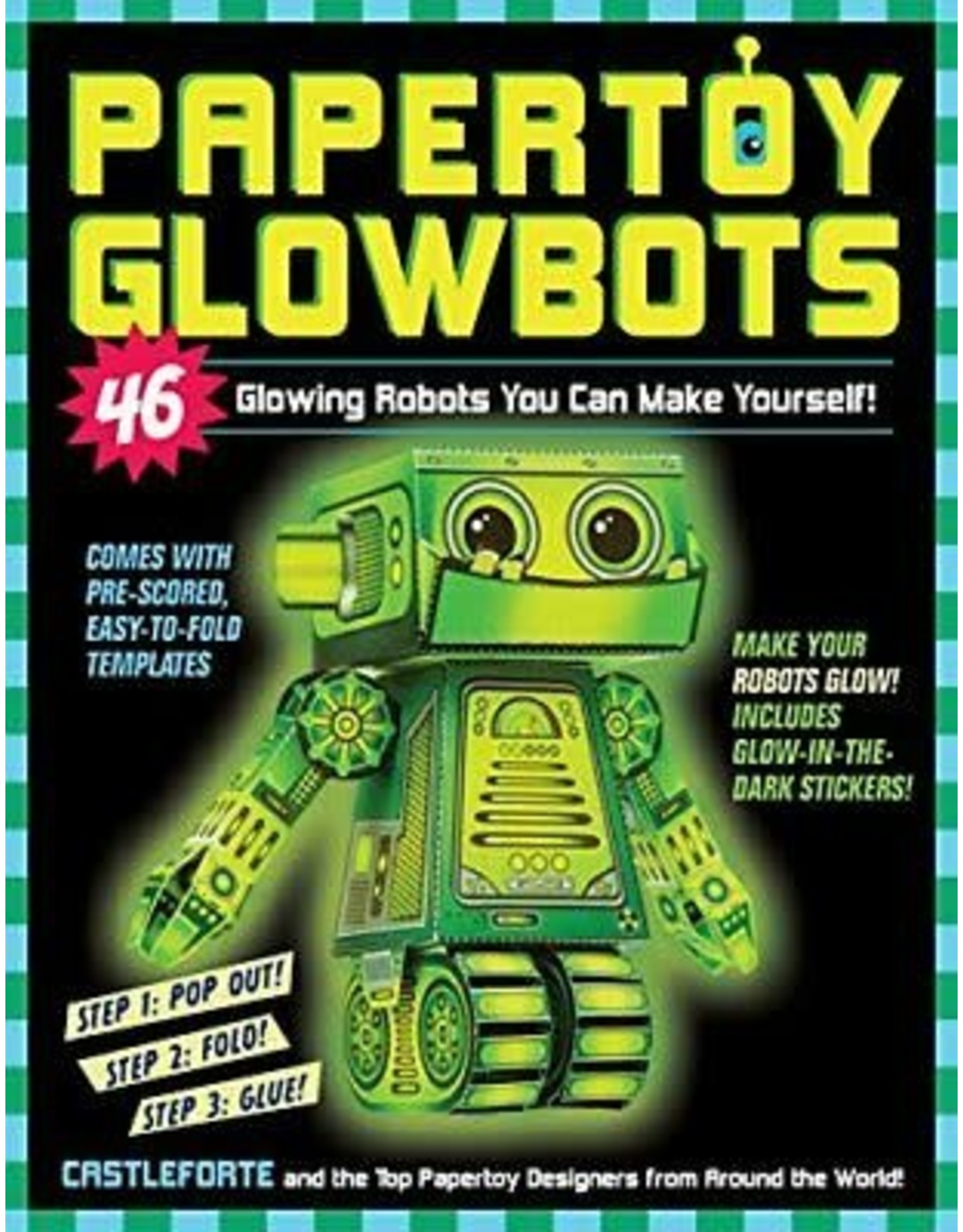Paper Toy Glowbots Book