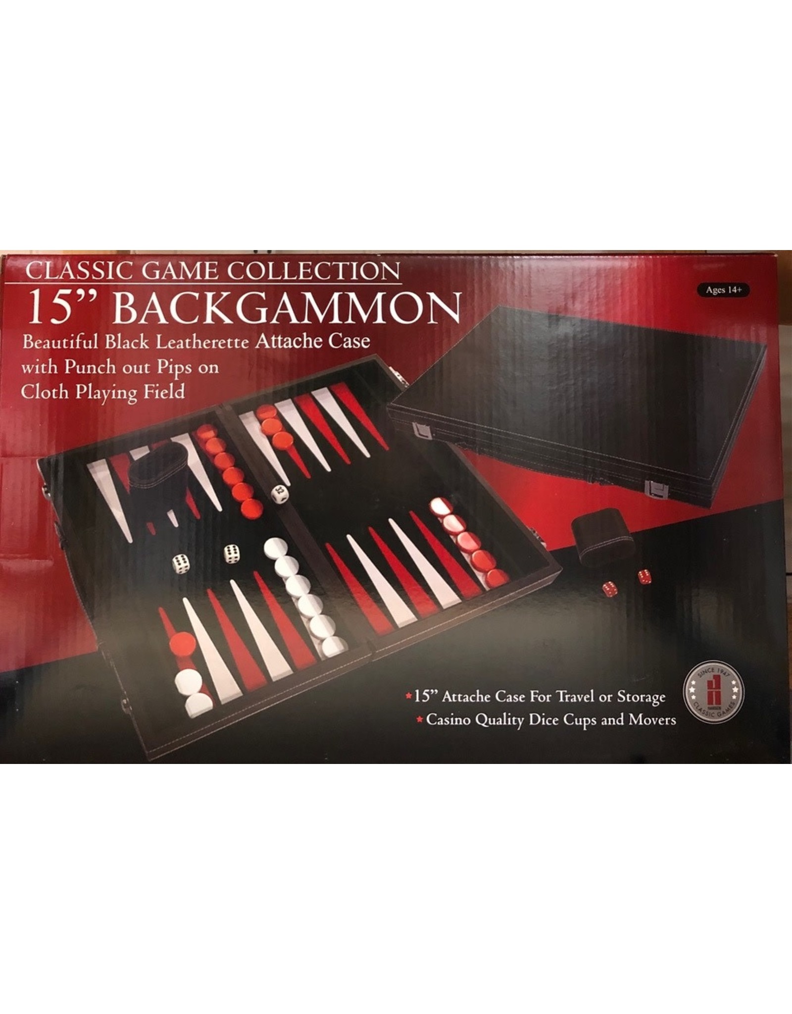 15" Casino Backgammon
