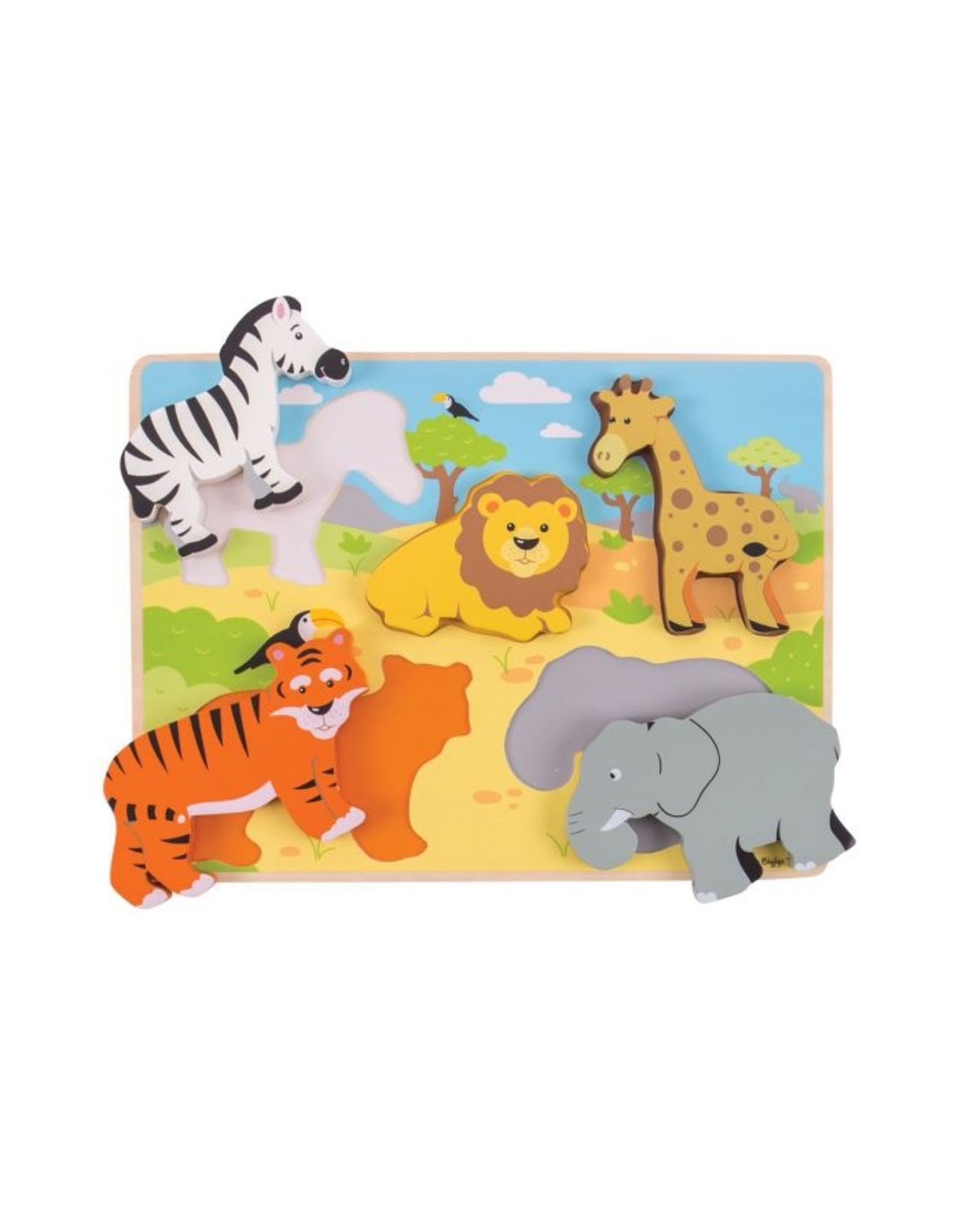 Chunky Lift Out Safari Puzzle