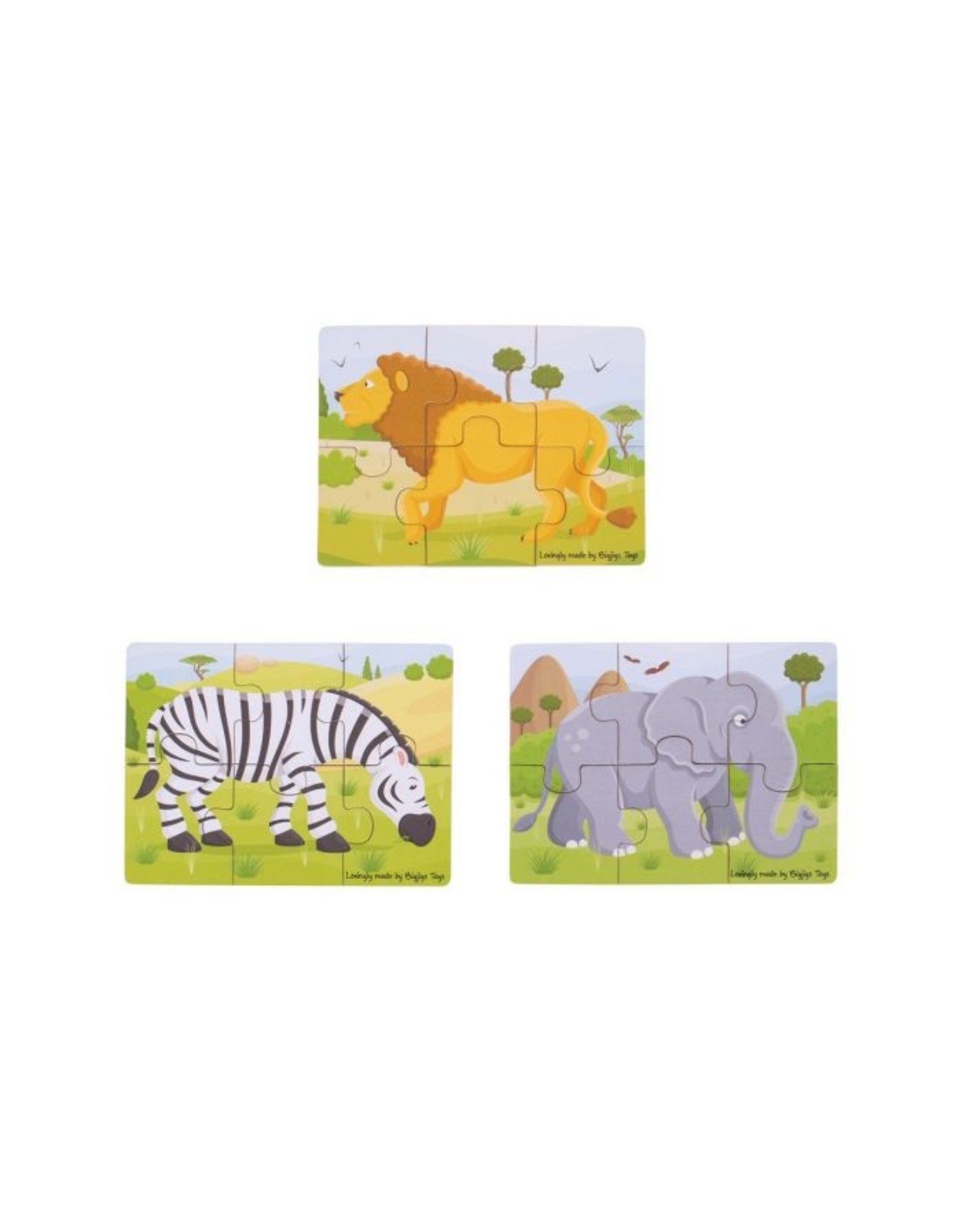Safari  Puzzle 6 pc