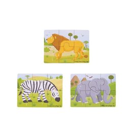 Safari  Puzzle 6 pc