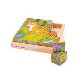 Wild Animal Cube Puzzle