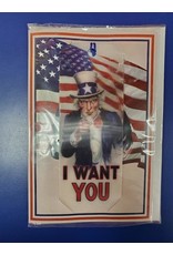 Uncle Sam Card and 3D Bookmark