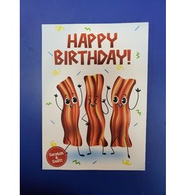 Scratch & Sniff Bacon Birthday Card
