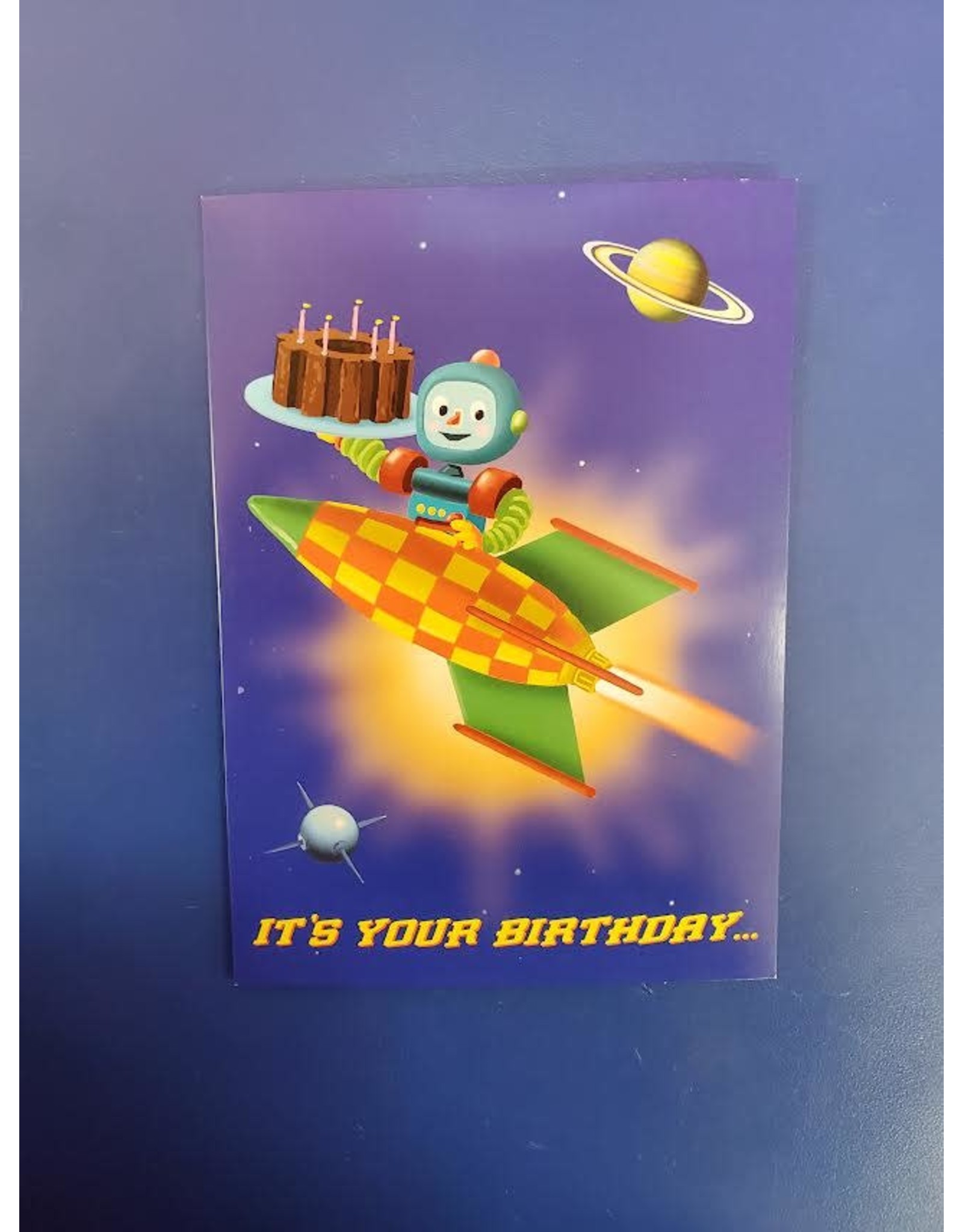 Have A Blast Robot Birthday Card