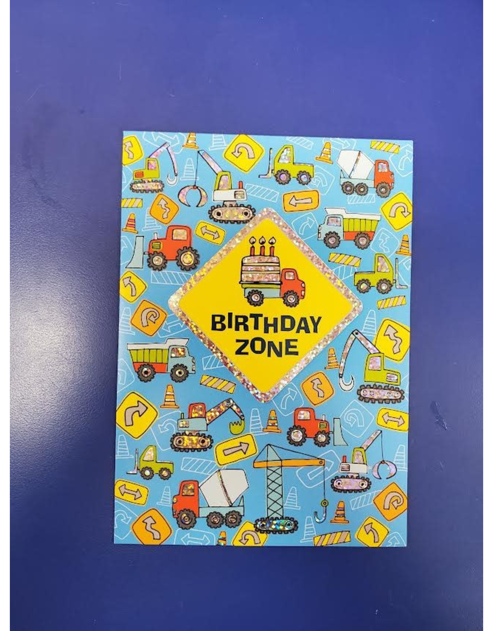 Birthday Zone Foil Card