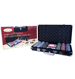 Poker Chip Case (black) with 300 chips